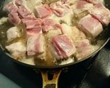 豚バラブロックと大根の煮物作り方2写真