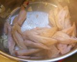 鶏ガラねぎスープ。作り方2写真