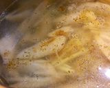 鶏ガラねぎスープ。作り方6写真