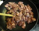 鶏レバーの片栗粉衣の甘辛煮作り方12写真