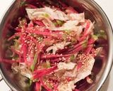 紅芯大根と白菜のさっぱり中華サラダ☆作り方5写真