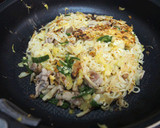 塩ラーメンやきそば（とんぺい焼き風）作り方5写真