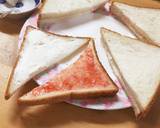 イチゴクリチサンドフレンチトースト（風）作り方1写真