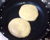 もっちもち★餅パンケーキ〜バターを添えて作り方4写真
