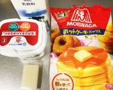 もっちもち★餅パンケーキ〜バターを添えて作り方1写真