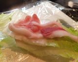 災害非常食 豚肉と白菜のミルフィーユ鍋作り方5写真