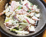 長ねぎとハムとりんごのサラダ作り方5写真