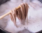 ふぅふぅ～♪柔らかな牛ネギ日本蕎麦作り方6写真