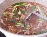 ふぅふぅ～♪柔らかな牛ネギ日本蕎麦作り方5写真