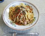 しめじとツナの和風パスタ作り方4写真