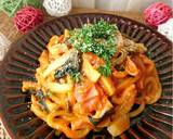 野菜ジュースでワンポットナポリタンうどん作り方3写真