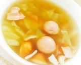 具だくさんの美味しい野菜コンソメスープ作り方3写真