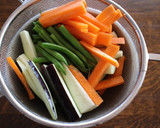 れんこんはさみ揚げの野菜炒め　★★☆作り方2写真