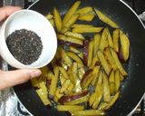 簡単おやつ！さつま芋バター♪フライパンで作り方6写真