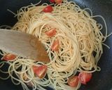 【にせ】ねぎとろ&トマトパスタ作り方9写真