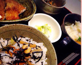 ひじきの五目煮で簡単混ぜご飯 ♪作り方3写真