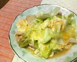 豚薄切り肉とシャッキリレタスの♡卵とじ♡作り方5写真