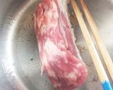 豚ヒレでさっぱり☆梅煮豚作り方1写真