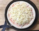 魚焼きグリルで簡単！明太子のピザ♪作り方4写真