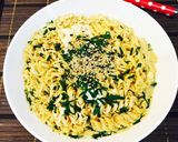 レンジで３分☆卵かけごま味ラーメン作り方7写真