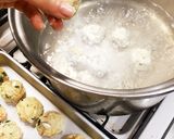 フワフワでヘルシー♡おから団子豆乳ソース作り方5写真