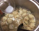 フワフワでヘルシー♡おから団子豆乳ソース作り方7写真