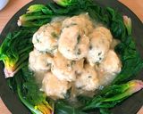 フワフワでヘルシー♡おから団子豆乳ソース作り方8写真