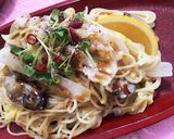 牡蠣の簡単ヘルシー 豆乳クリームパスタ作り方6写真
