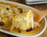 ☆簡単☆豆腐入り卵焼きのキノコあんかけ作り方9写真