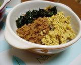 我が家の☆肉味噌　無敵のコラボ作り方6写真