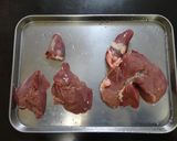 長ねぎたっぷり☆鶏レバーの生姜煮作り方1写真