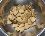 マリービスケットとココアのモザイクケーキ作り方1写真