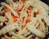 しめじと薄揚げと人参の混ぜご飯作り方3写真