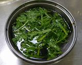 簡単！鴨肉と春菊白菜炒め作り方1写真