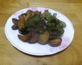 なすピーマンの甘辛炒めしょうが風味作り方5写真