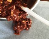 型なし簡単♡りんごとチョコの天板ケーキ作り方5写真