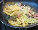 フライパンで超簡単マカロニチーズ作り方5写真