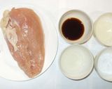 鶏胸肉・やわらかい簡単照り焼き♪しょうゆ作り方1写真