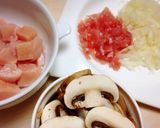 焼きラーメン♪チキンクリームソース添え作り方3写真