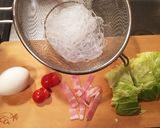 朝食、ダイエットに！野菜と春雨のスープ*作り方1写真