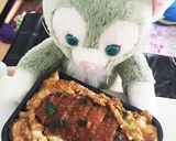 簡単！半熟卵の甘めなカツ丼♡作り方8写真