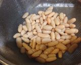 キノコと豆と押麦の豆乳チャウダー作り方3写真