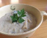 キノコと豆と押麦の豆乳チャウダー作り方8写真