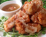 ♡揚げ出し鶏の塩みぞれあんかけ♡作り方7写真