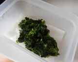 ほうれん草のミルク食パン♪作り方1写真