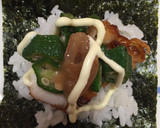 鶏唐揚げと梅オクラの手巻きご飯作り方5写真