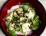 まぐろの漬けと絹ごし豆腐のジェノベーゼ丼作り方8写真