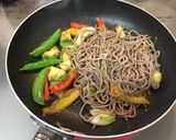 アボカドクリーム和そば焼きそば作り方4写真