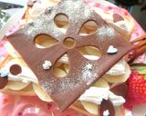 生チョコ＊ホイップ　バナナパン作り方7写真