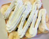 生チョコ＊ホイップ♡バナナトースト♡作り方6写真